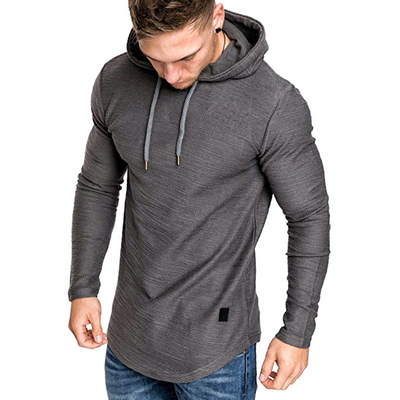 Men Hoodie Sweatshirt Casual Long Sleeve