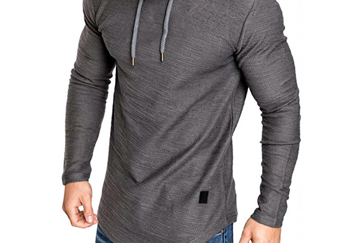 Men Hoodie Sweatshirt Casual Long Sleeve